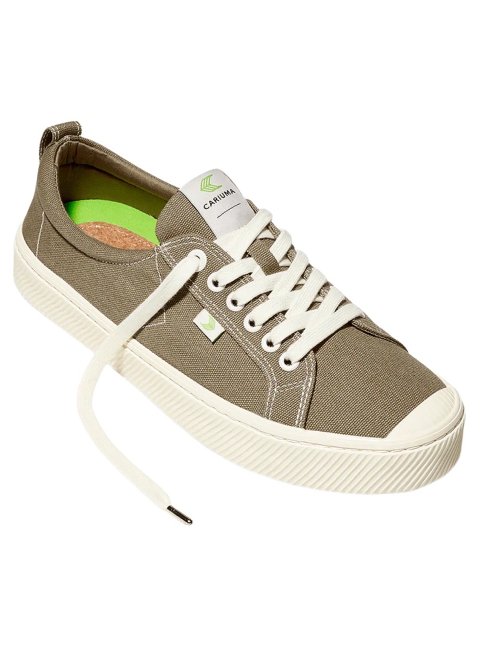 Cariuma OCA Low Top Canvas Sneaker Brown Burnt Sand Women’s 8/Men’s 6.5 NEW